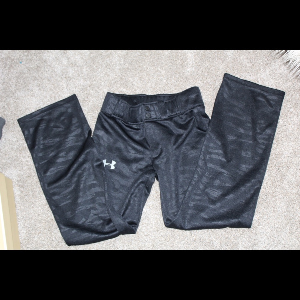 Black youth Under Armour baseball pants